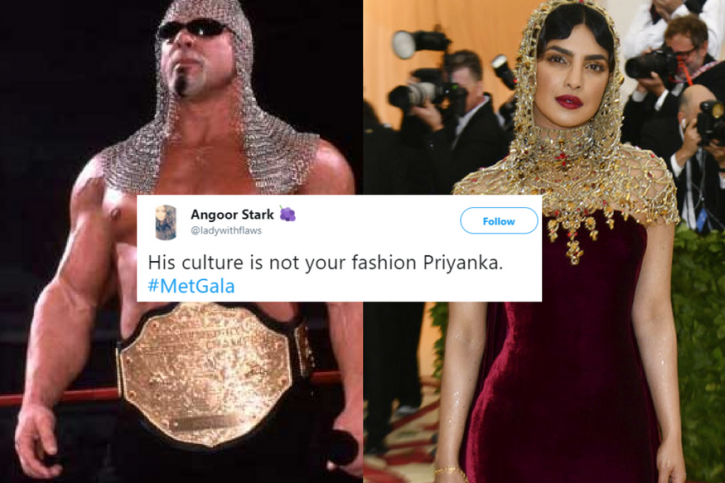 Priyanka Chopra Met Gala outfit 2018 memes.