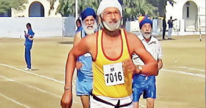 78 Year Old Athlete, Heart Attack, Race, Punjab