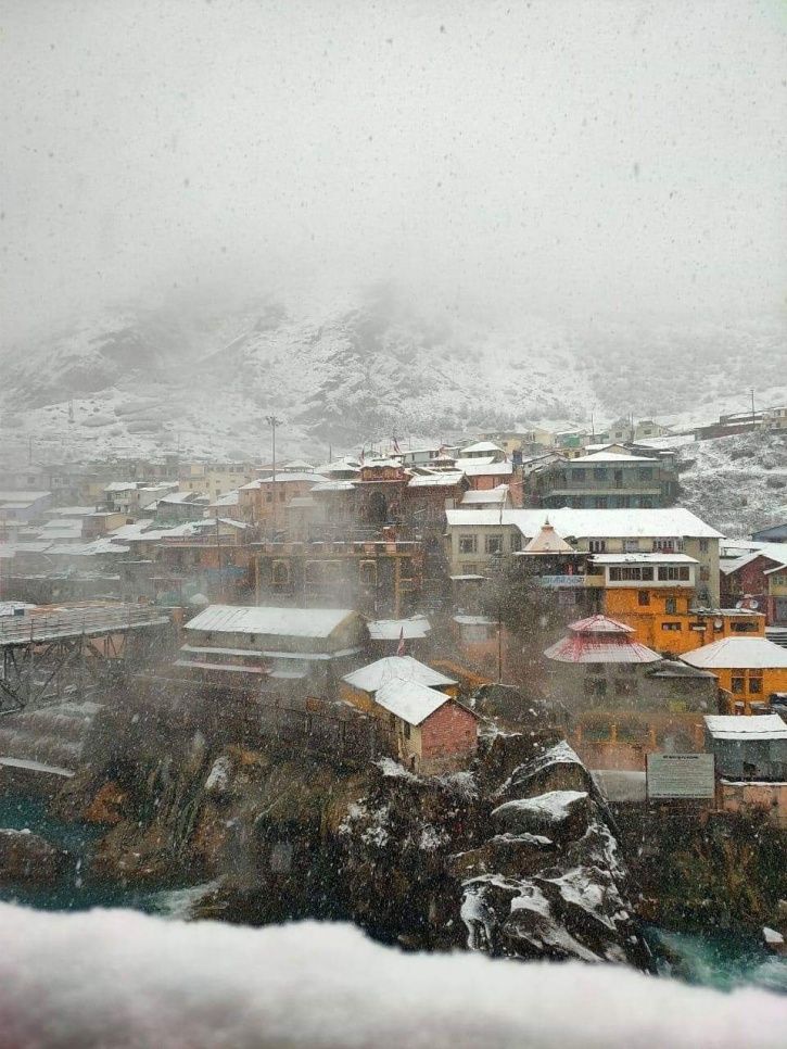 badrinath snowfall