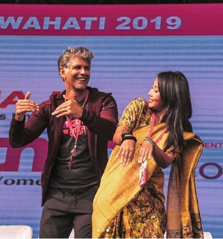 Milind Soman Learns Bihu Dance For Wifey Ankita Konwar & Fans Are In Love With The 