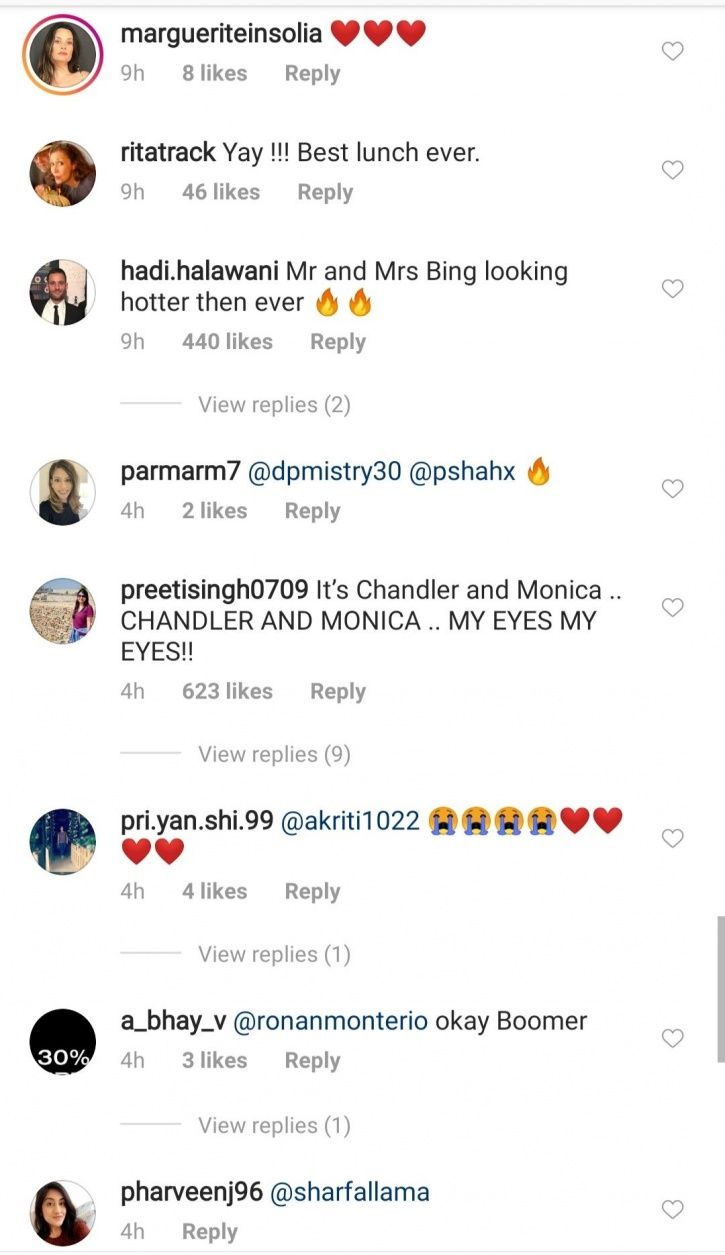 Monica & Chandler's Epic Reunion Lunch Has 'FRIENDS' Fans ...