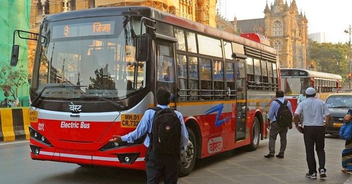 BEST Electric Bus Catches Fire, BEST Electric Bus Emits Smoke, Electric Bus Mumbai Smoke, Olectra El