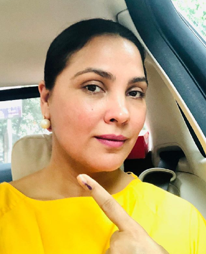 Bollywood stars vote in Assembly elections 2019: Lara Dutta.