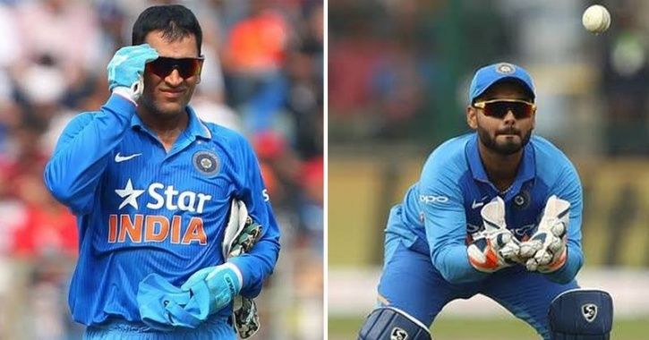 dhoni and pant