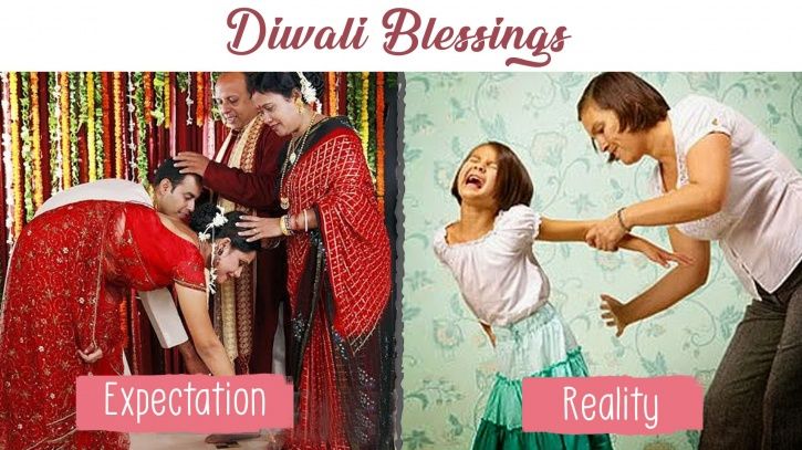 diwali expectation vs reality