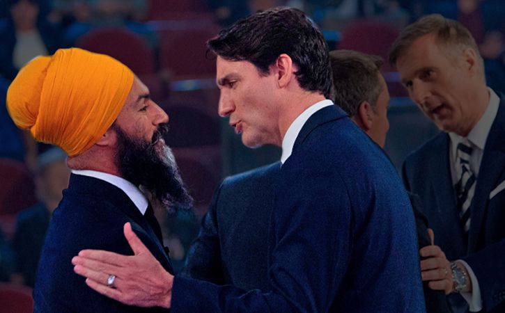 Jagmeet Singh Justin Trudeau