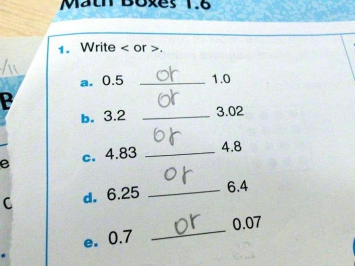 kids funny homework answers