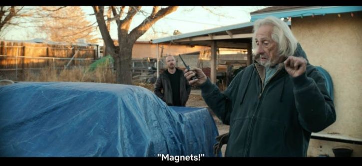 Magnets in El Camino A Breaking Bad movie.