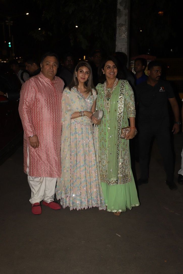 Rishi Kapoor at Bachchans Diwali party