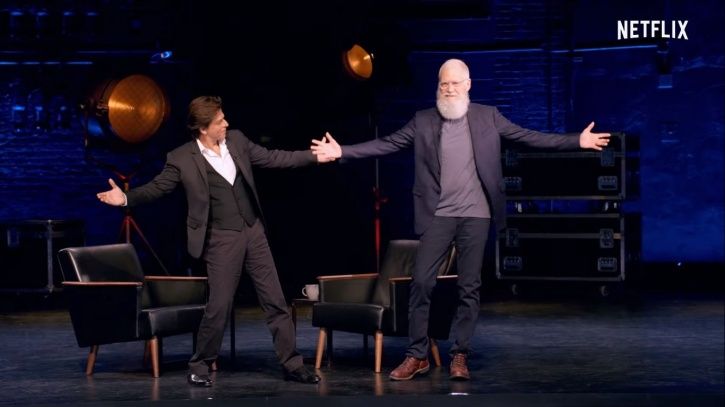 Shah Rukh Khan David Letterman episode trailer is here. The episode will be out on Oct 25.