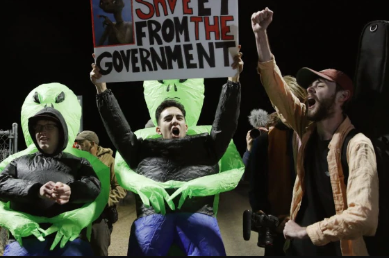 Revellers Who Reached Area 51 Made To Return To Their UFO-Themed Rave