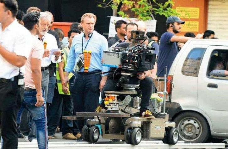 Christopher Nolan shooting for Tenet in Mumbai.