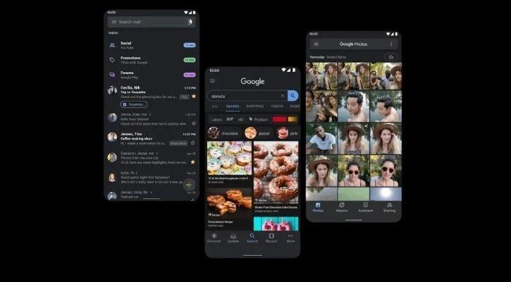 Some Android 10 phones are getting Dark mode for the Google Play