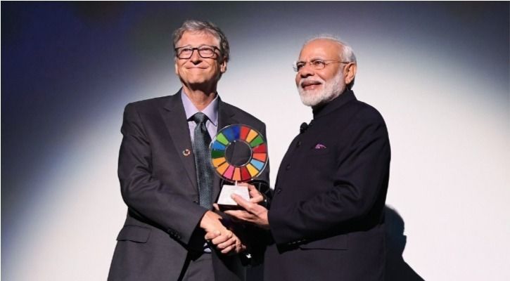 Narendra Modi Bill Gates