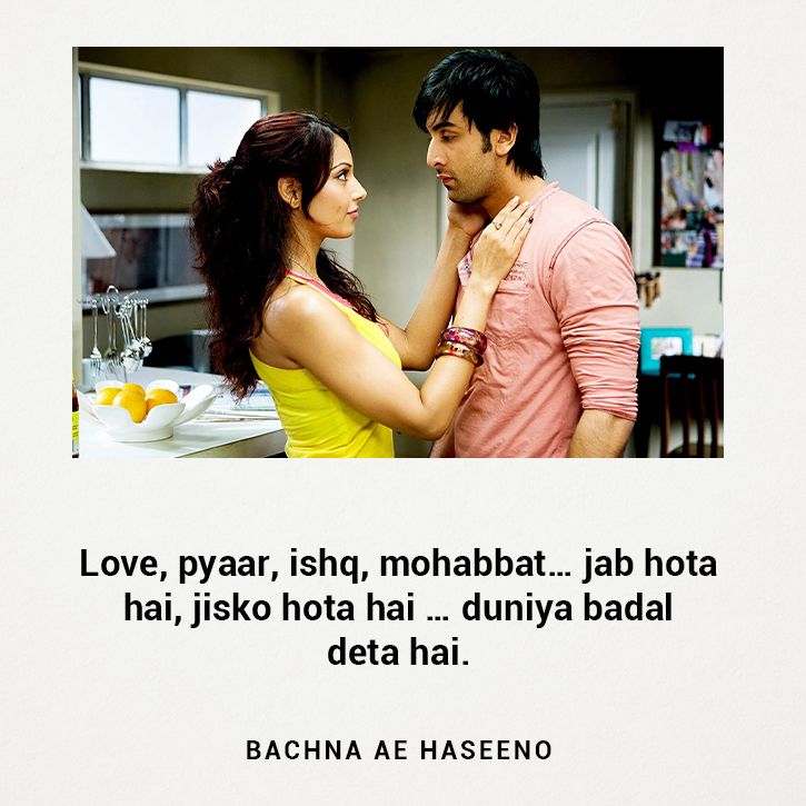 Ranbir Kapoor Dialogues Bachna Ae Haseeno.