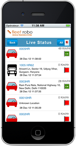 Vehicle Tracking App On Apple ITunes Store