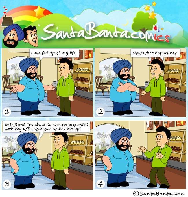 Santa Banta Jokes In Hindi Images 2020