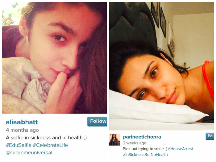 Stars Who Clicked Selfies Even When They Were Sick!