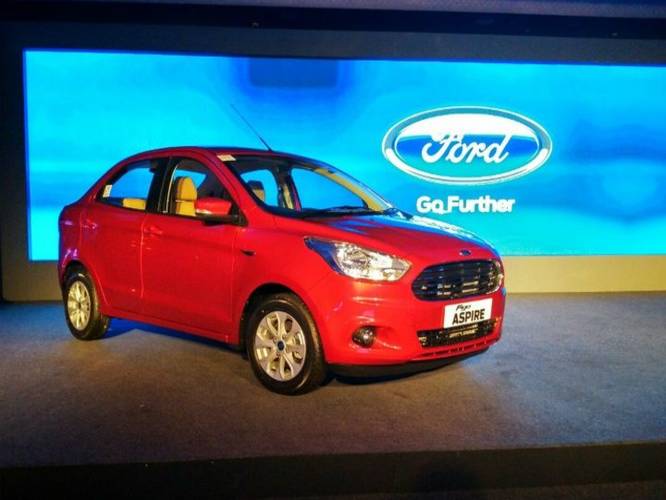 All New Ford Figo Aspire Compact Sedan Launched At Rs 4.89 Lakh