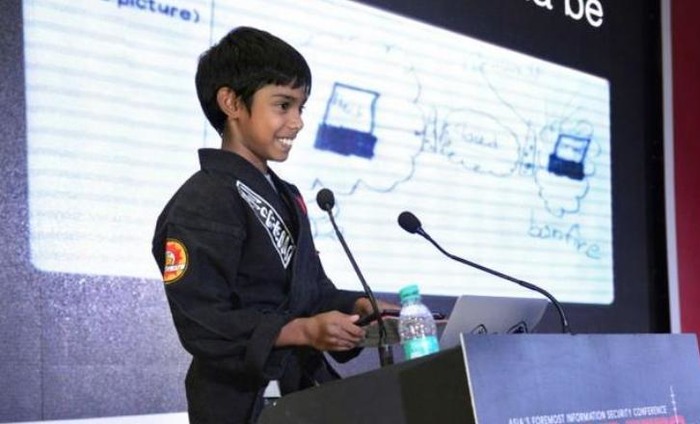 Nine-Year-Old Indian CEO Attends Cyber Summit In New Delhi!