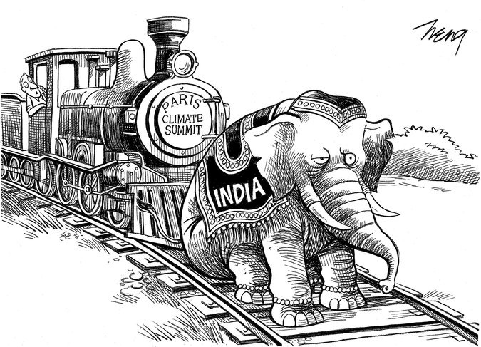 New York Times Portrays India As An Obstructive Elephant In A Caricature!