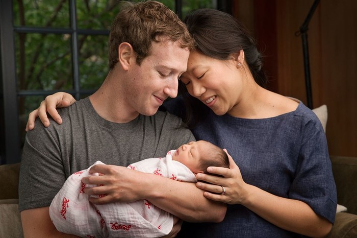 Mark Zuckerberg Becomes A Father, Promises To Give Away 99% Shares