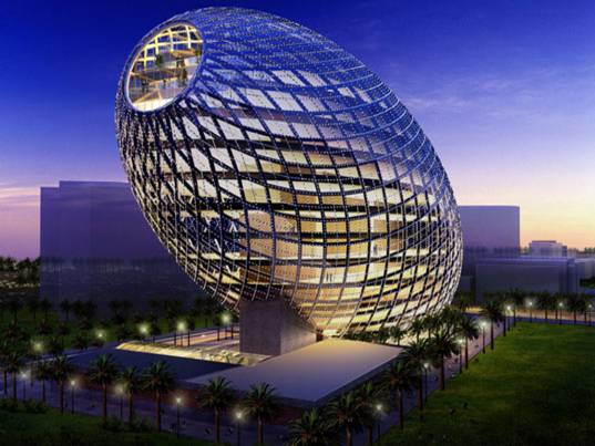 Corporate Offices In India That Are Architectural Marvels - Cybertecture Egg, Mumbai