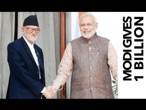 India To Give $1 Billion Aid To Nepal
