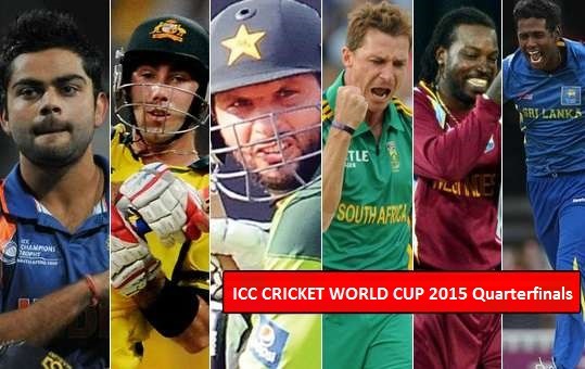 World Cup 2015 Quarter Finals - Teams, Matches, Schedule And All You Want To Know