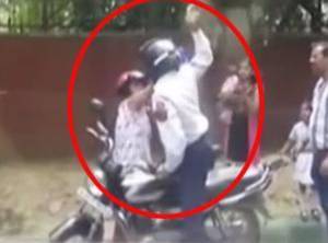 Shocking: Woman Thrashed By Delhi Traffic Police