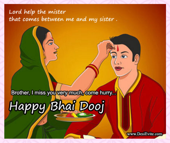 Happy Bhai Dooj!! - The Festival For Sisters And Their Brothers