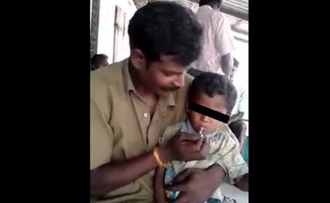 Disgusting: 5 Year Old Boy Forced To Smoke Beedi