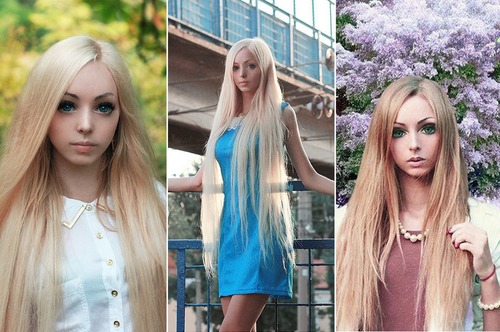 This 21-year-old Ukrainian woman claims that she has never got any plastic surgery...