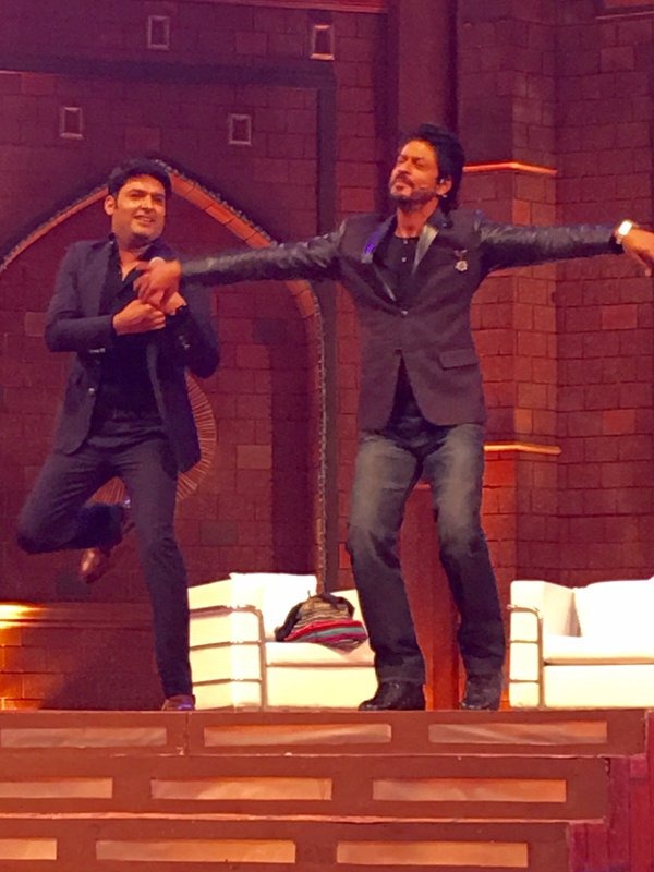 Pics: Kapil Sharma Shoots The First Episode Of His New Show With SRK