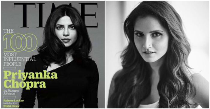 How Twitterati Reacted To Priyanka Chopra And Sania Mirza Making It To Time 100 Most Influential