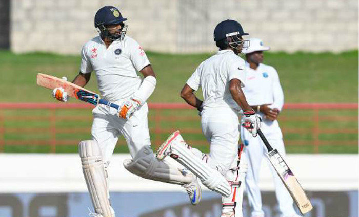 India Vs West Indies: Ashwin, Saha Guide India To 234/5