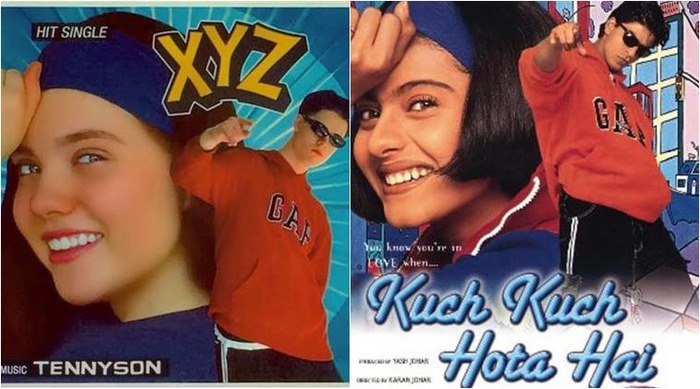 Album Cover Of Latest Single 'XYZ' Is A Mirror Image Of Kuch Kuch Hota Hai Poster