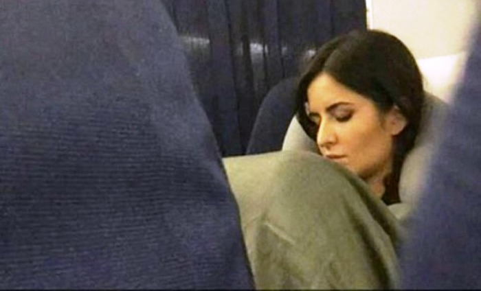 Katrina Kaif's Fan Clicks Her Photo While She Is In Deep Sleep