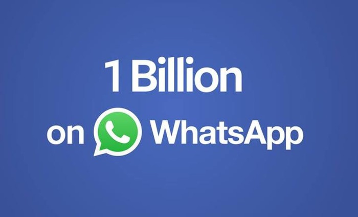 Whatsapp Hits 1 Billion User Mark; 42 Million Messages Exchanged Daily