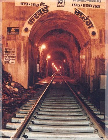 Longest Rail And Road Tunnels In India - Karbude Tunnel