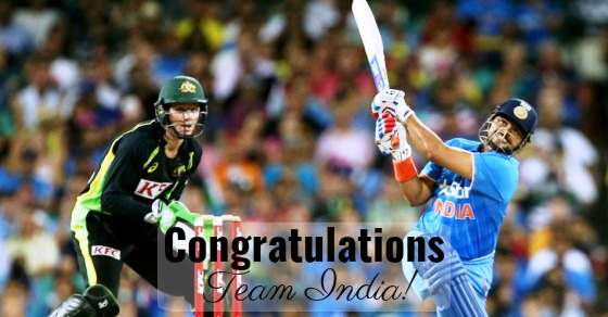 Team India Wins T20 Series Against Australia 3-0, Virat Kohli Wins Man Of The Series!