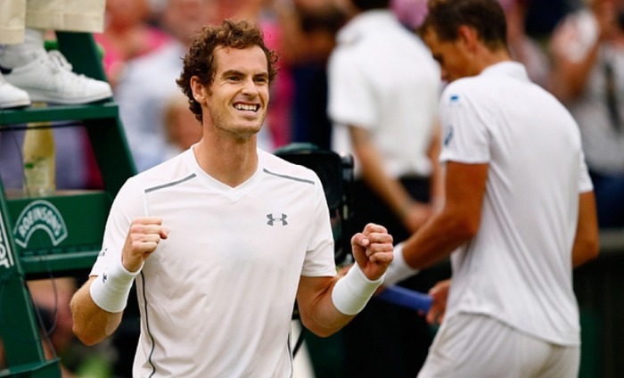 Andy Murray Survives Five Set Thriller To Reach Wimbledon Semi-Finals