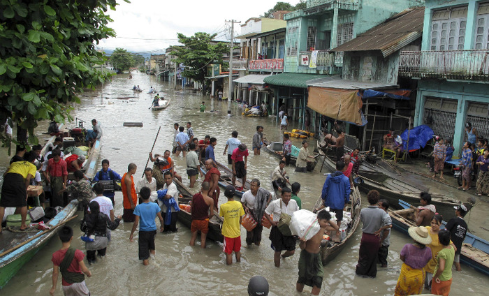 Heavy Flooding In Myanmar Affects Over 6,000 Lives In The State