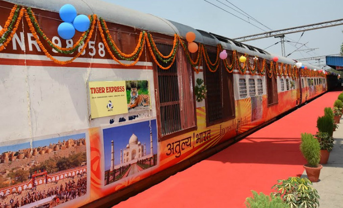 Tiger Express - A Semi-Luxury Indian Train To Give You A Royal Feeling
