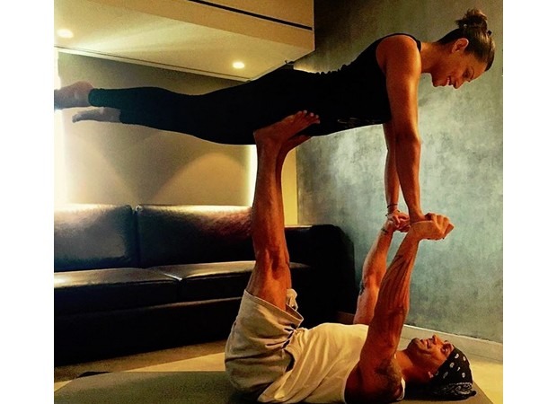 Bipasha And KSG'S HOT Photo Will Make You Want To Join YOGA Right Away