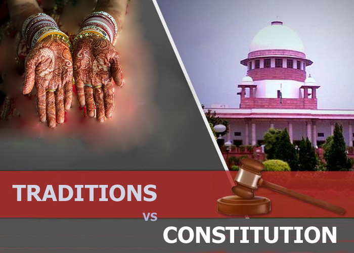 Should Traditions Take Priority Over Constitutional Law...???