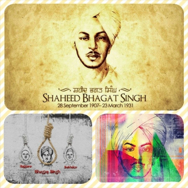 A Salute To Saheed Bhagat Singh, Rajguru And Sukhdev On 23rd March
