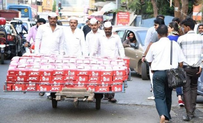 Mumbai's Dabbawalas To Deliver KFC Meal Boxes