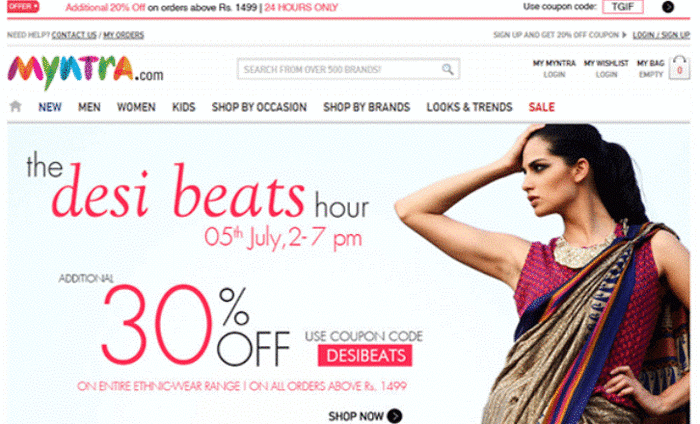 Myntra Spams Users With Fake Notifications And Credits