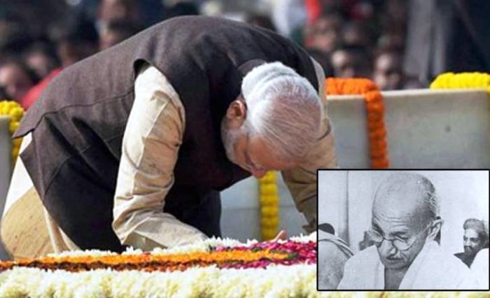Narendra Modi Pays Tribute To Mahatma Gandhi, Shastri